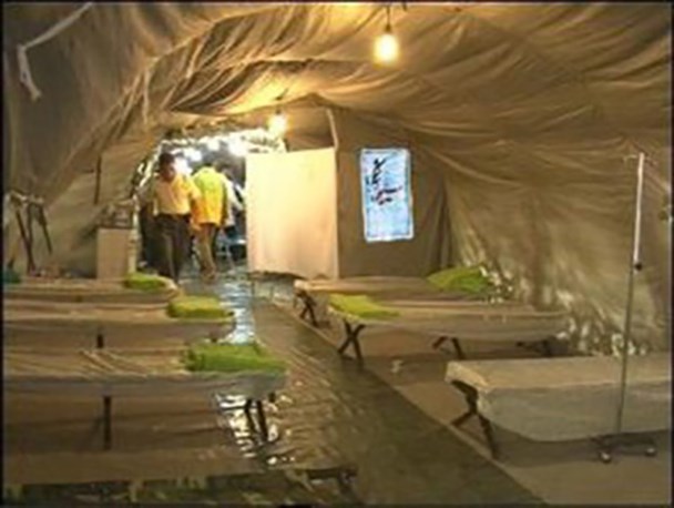بیمارستان صحرایی در بخش زرآیاد کنارک افتتاح شد