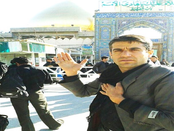 مراسم چهلم شهید زائر کربلا، حسن عمویی