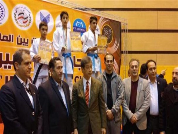 کاراته کای کرمانشاهی مدال طلای مسابقات بین المللی جام ایران را از آن خود کرد