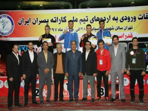 ورزشکار تکابی عضو تیم ملی کاراته شد