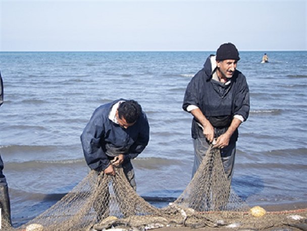 صید ماهی استخوانی در دریای خزر