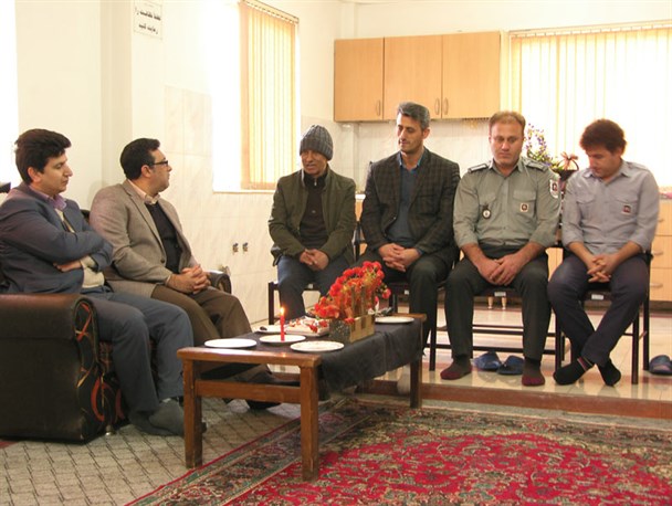 دیدار هیات رئیسه‌ی دانشگاه آزاد ماسال با آتش نشانان شهرستان