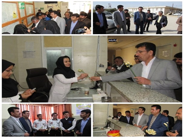 تجلیل فرماندار شهرستان لنده از پرستاران + تصاویر