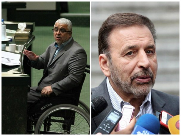 واعظی: از "نماینده رشت" بپرسید!/ جعفرزاده: مصاحبه نمی‌کنم + فیلم