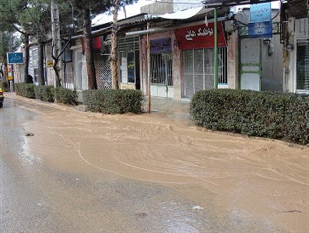 خسارت سیل به تاسیسات زیربنایی اسفراین