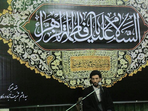 تصاویر/مراسم سوگواری یاس نبوی در بقعه سید هاشم اردکان
