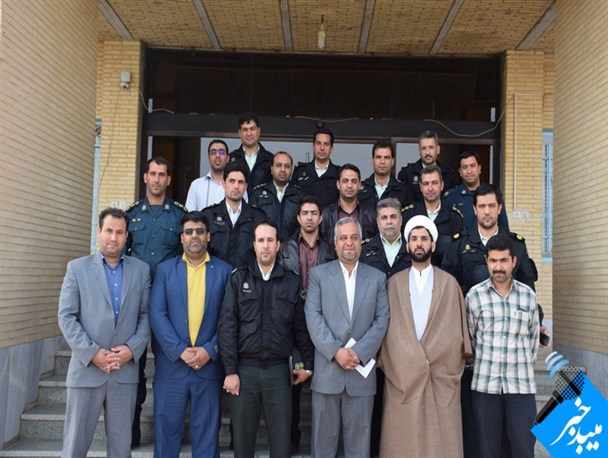 پرسنل نیروی انتظامی شهرستان میبد تجلیل شدند +تصاویر