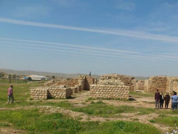 نگاهی به بنای تاریخی " عمارت خسرو " در قصرشیرین/بنایی در دل نخلهای سربلند قصرشیرین +تصویر