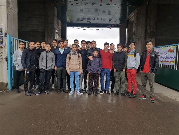 دیدار نوروزی بازیکنان نوجوانان پرسپولیس رشت با سالمندان