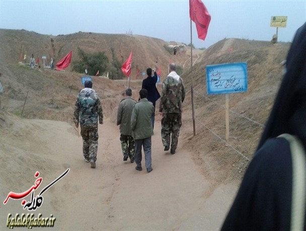 گزارش تصویری از بازدید از مناطق جنگی کشور توسط بسیجیان کلاله