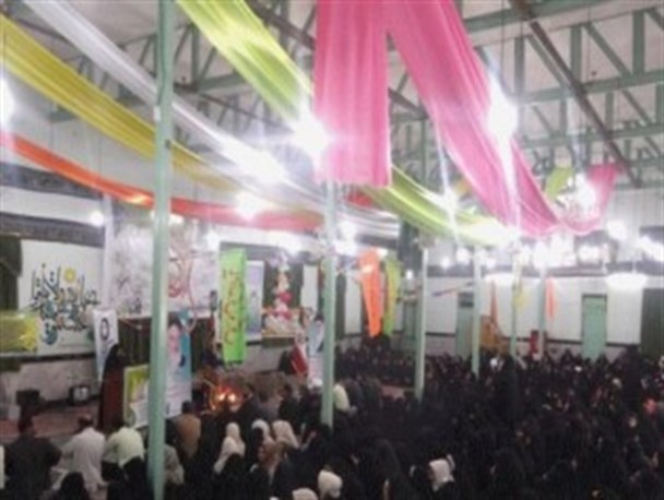 برگزاری مراسم جشن میلاد کوثر در خاش