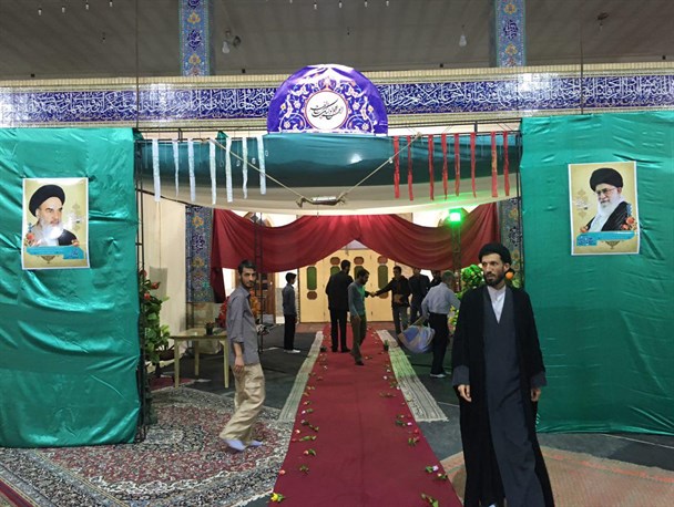 تصاویر/ حضور امام جمعه اردکان در جمع معتکفین