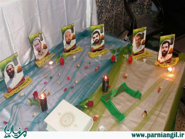 برگزاری یادواره شهدای مدافعان حرم توسط بانوان معتکف در رشت