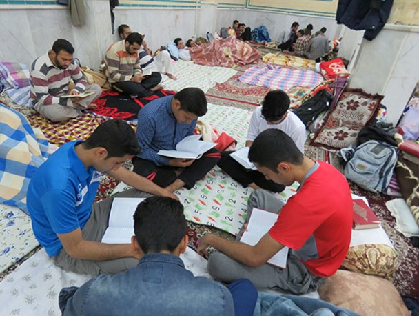گزارش تصویری مراسم معنوی اعتکاف در مسجد جامع راور
