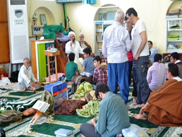 مراسم معنوی اعتکاف در مساجد بابلسر +عکس