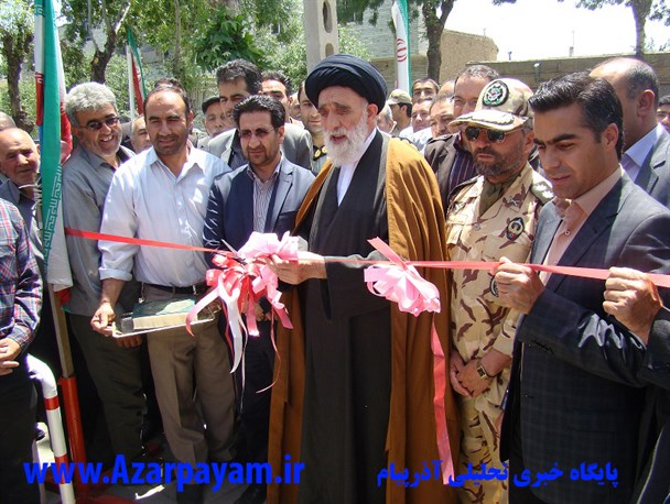 افتتاح و کلنگ زنی سه طرح عمرانی در سلماس
