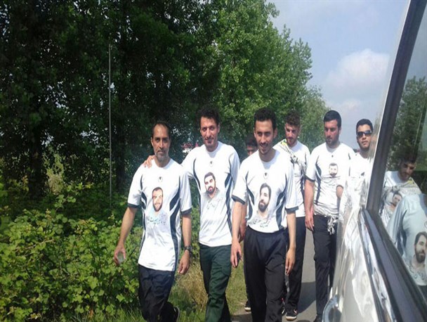 دوندگان بسیجی خمامی از رشت تا آستانه اشرفیه را دویدند