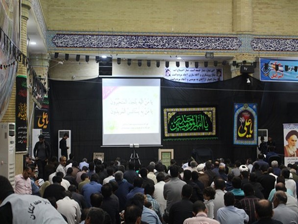 مراسم احیاء شب نوزدهم ماه رمضان در شهر کنگان+ تصویر