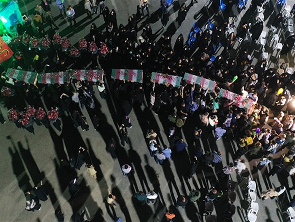 وداع با شهدای گمنام در ساری