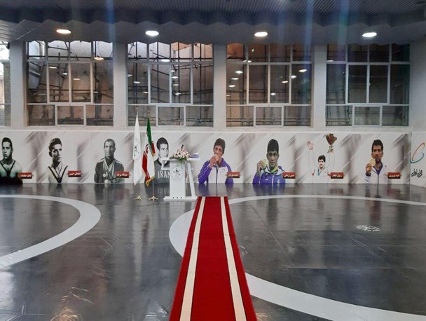 خون تازه در رگ های سالن قدیمی کشتی پایتخت؛ ملی پوشان در خانه کشتی توفیق جهانبخت تمرین می کنند