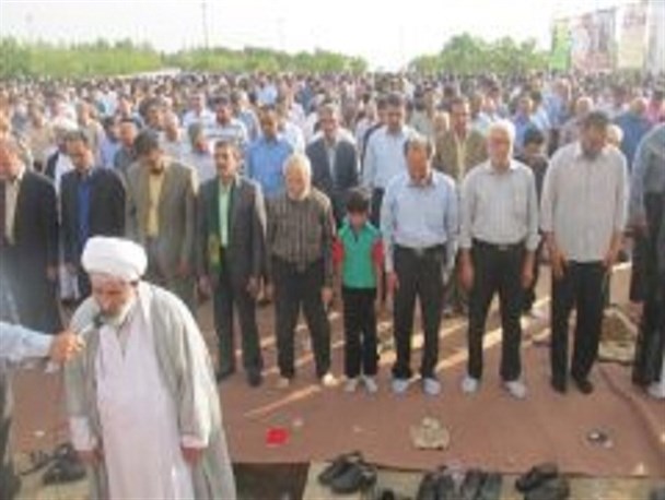 نماز عید فطر بادرود در بوستان شهدای گمنام برگزار می شود