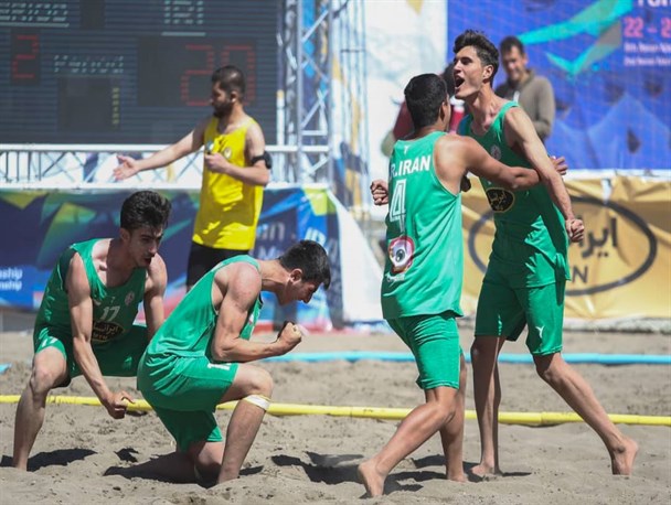 هندبال ساحلی قهرمانی جهان| پیروزی مقتدرانه ساحلی بازان مقابل پورتوریکو