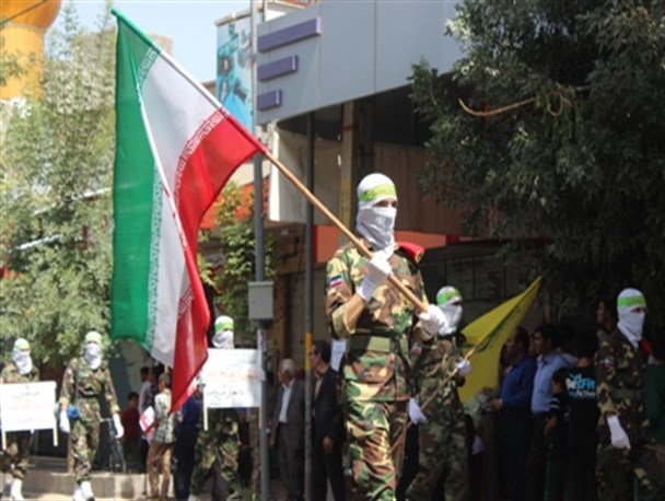 جلوه هایی از راهپیمایی روز قدس در میاندوآب در قاب تصویر
