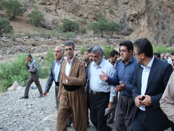 بازدید وزیر جهاد کشاورزی از مجتمع سردآبی و شیلات روستای دیوزناو شهرستان سروآباد