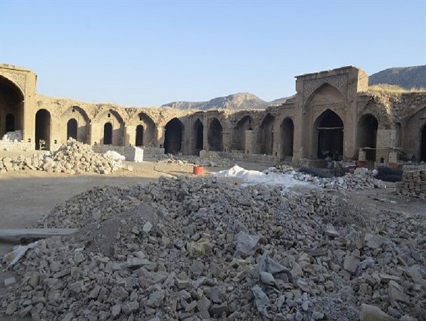 کاروانسرای تاریخی قوام آباد در پاسارگاد جان دوباره گرفت+تصاویر