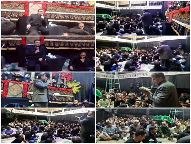 مراسم آیینی طشت گذاری در بیت العباس سریش آباد برگزار شد