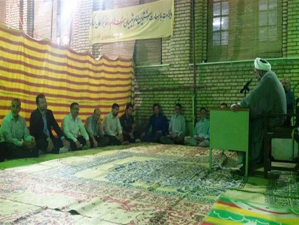 جشن میلاد امام رضا (ع)  در جوار حرم فرزند بلافصل امام صادق (ع)