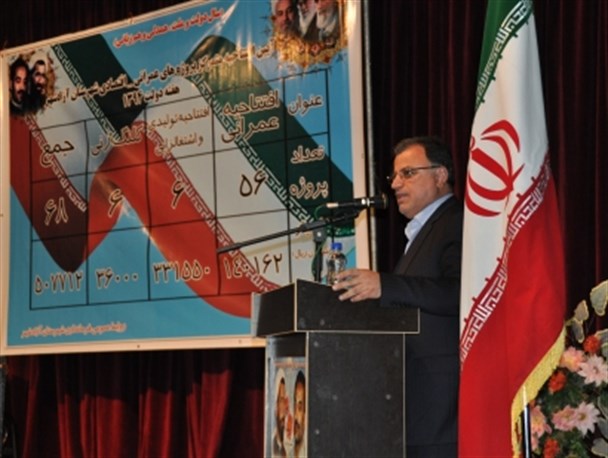 آیین افتتاحیه متمرکز پروژه های عمرانی، اقتصادی و اشتغالزایی شهرستان آزادشهر + تصاویر