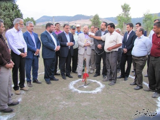 آغاز عملیات اجرایی یک واحد آموزشی در روستای سیدآباد + تصاویر