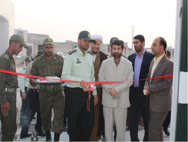 افتتاح کلانتری 12 در منطقه کانتکس شهرستان کارون +تصاویر