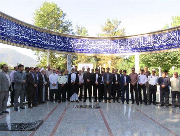 تجدید میثاق مسئولین شهرستان رامیان با آرمانهای شهدا+ تصاویر