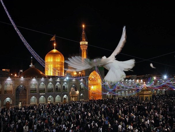 برگزاری جشن میلاد امام هادی(ع) در حرم مطهر رضوی
