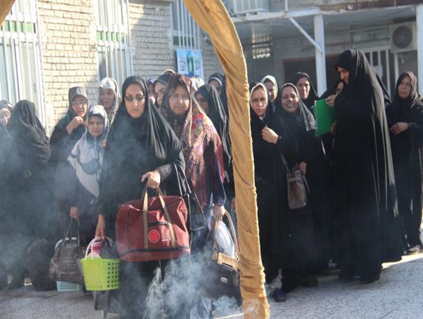 138 نفر از بسیجیان شهرستان کلاله عازم مناطق جنگی شدند+ فیلم و تصاویر