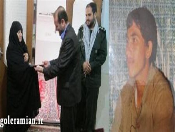 دیدار مسئولین با خانواده شهید شاخص دانش آموز شهرستان رامیان+تصاویر