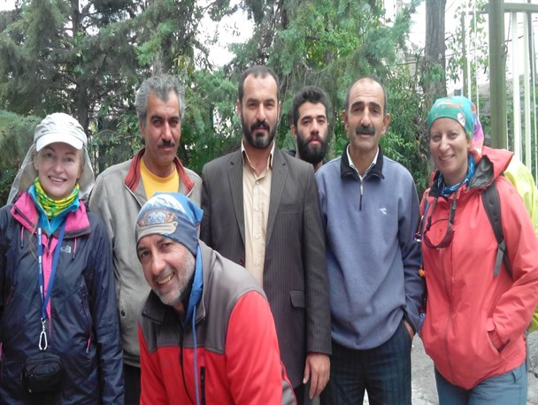 تصاویری از حضور کوهنوردان روسی و آلمانی در رینه لاریجان