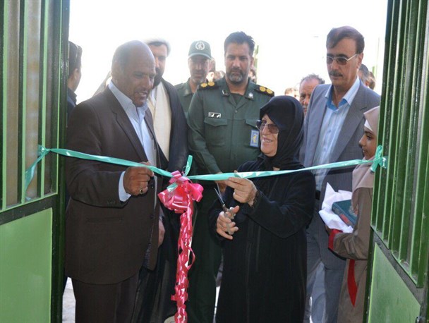 افتتاح دبستان 6 کلاسه خیرساز در نیمروز+تصاویر