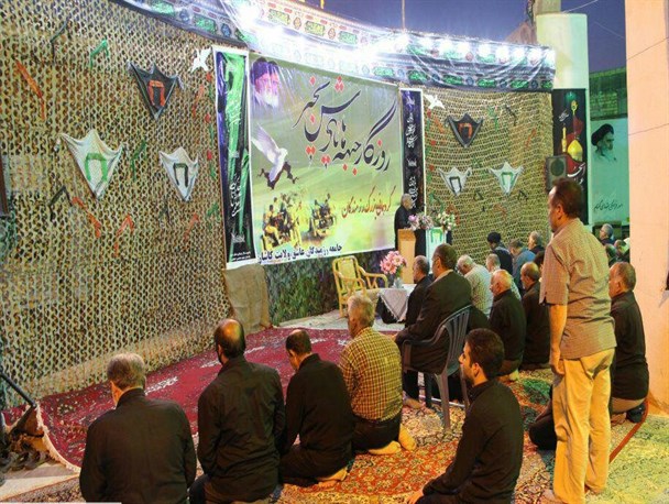 گردهمایی رزمندگان کاشان در یادمان شهدای گمنام/ تصاویر