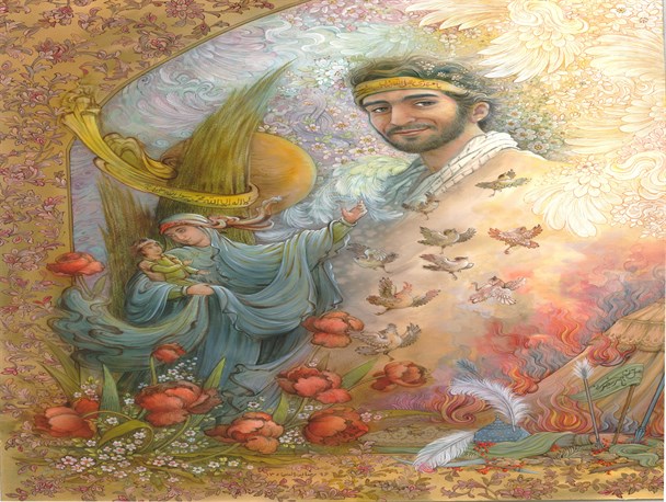 اثر زیبای استاد بدرُالسما تقدیم به خانواده شهید حُججی/ طرح گرافیکی