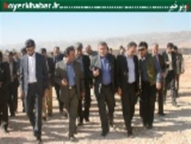 مراسم کلنگ‌زنی پارک جدید ساحل رودخانه بشار+تصاویر