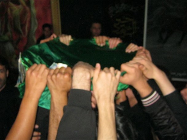 طشت گذاری در شهرستان سراب