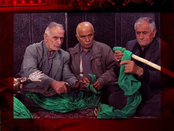 مراسم سنتی علم‌بندی در آستانه‌اشرفیه برگزار شد