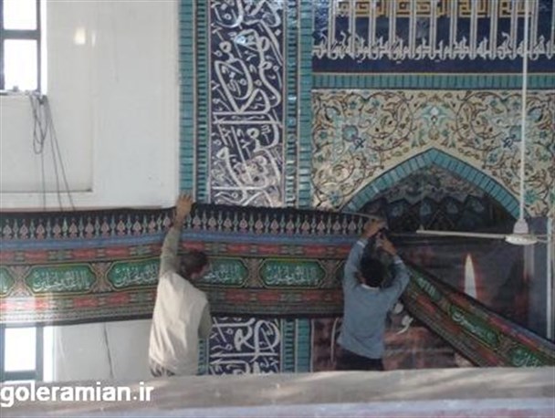 شور جوانان روستای گلند در استقبال از ماه محرم/تصاویر