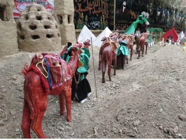 بازسازی واقعه عاشورا توسط اهالی شهر زاویه