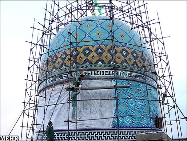 کلنگ زنی مسجد امام سجاد(ع) روستای گوشه شهرستان چرام