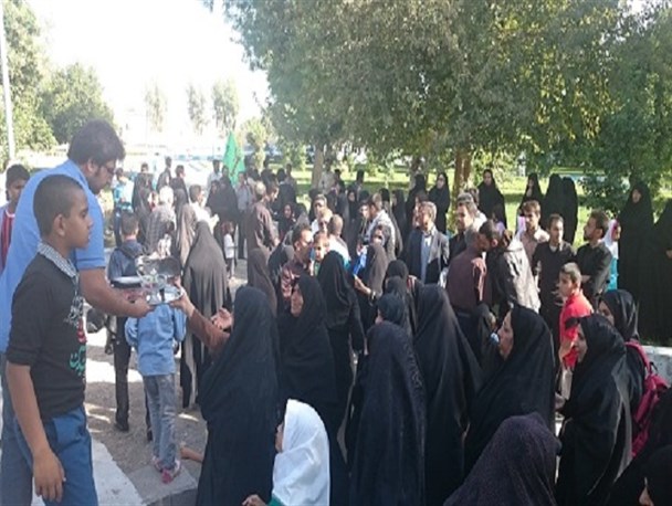 کاروان زائران حسینی از عنبرآباد راهی کربلا شد
