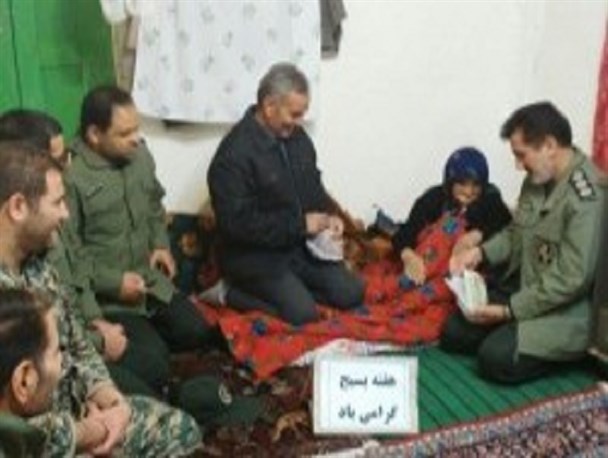 دیدار با خانواده معظم شهدا در گرمی